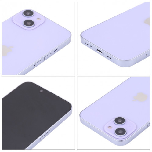Pour iPhone 14 Black Screen Non-Working Fake Dummy Display Model (Violet) SH865P953-07