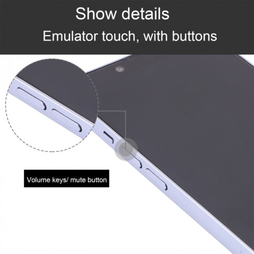 Pour iPhone 14 Black Screen Non-Working Fake Dummy Display Model (Violet) SH865P953-07