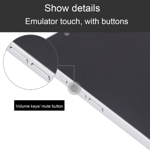Pour iPhone 14 Black Screen Non-Working Fake Dummy Display Model (Starlight) SH865W151-07