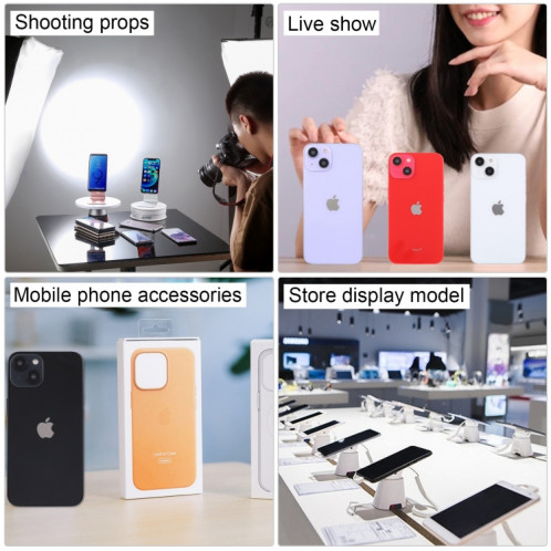 Pour iPhone 14 Black Screen Non-Working Fake Dummy Display Model (Starlight) SH865W151-07