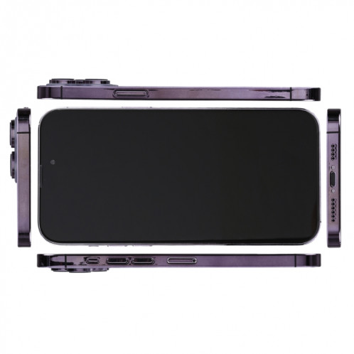 Pour iPhone 14 Pro Black Screen Non-Working Fake Dummy Display Model (Deep Purple) SH66DZ8-07