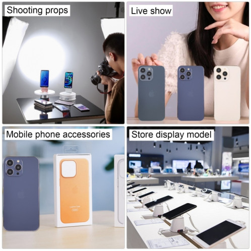Pour iPhone 14 Pro Black Screen Non-Working Fake Dummy Display Model (Argent) SH866W1400-07