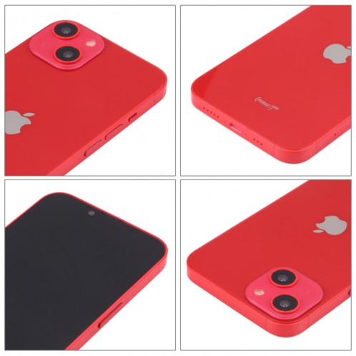 Pour iPhone 14 Plus écran noir faux modèle d'affichage factice non fonctionnel (rouge) SH867R77-07