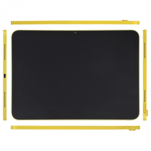 Pour iPad 10e génération 10.9 2022 Écran noir Faux modèle d'affichage factice non fonctionnel (jaune) SH871Y1683-07
