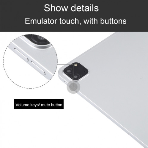 Pour iPad Pro 12.9 2022 Écran noir Faux modèle d'affichage factice non fonctionnel (Argent) SH872S1307-07