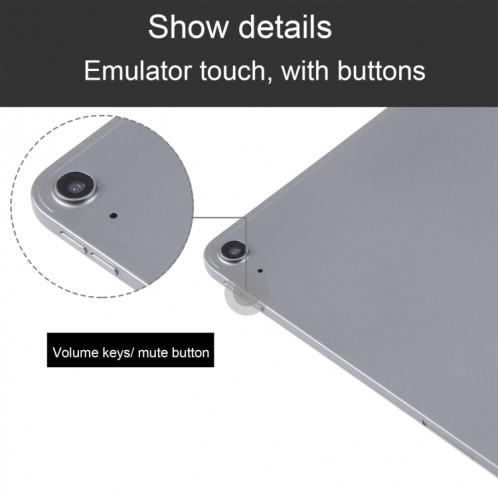 Pour iPad Air 13 2024 Écran noir faux modèle d'affichage factice non fonctionnel (gris) SH774H219-07