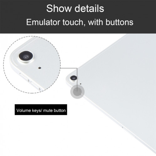 Pour iPad Air 13 2024 Écran noir Faux modèle d'affichage factice non fonctionnel (Blanc) SH774W1946-07
