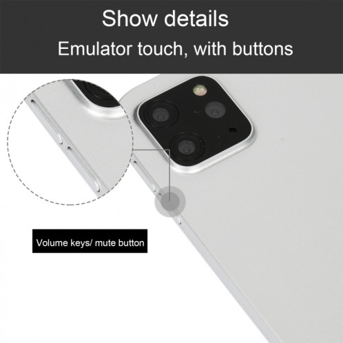 Modèle d'affichage factice d'écran non fonctionnel à écran noir pour iPad Pro 11 (2021) (argent) SH795S618-07