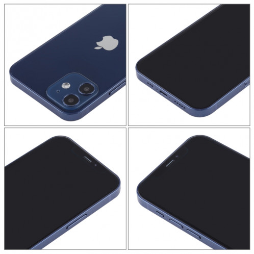 Modèle d'affichage factice pour iPhone 12 (6,1 pouces) à écran noir, Version éclair (bleu) SH799L1725-08