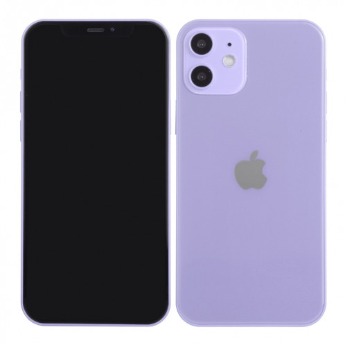 Modèle d'affichage factice non fonctionnel à l'écran noir pour iPhone 12 (6,1 pouces), version de la lumière (violet) SH799P119-08
