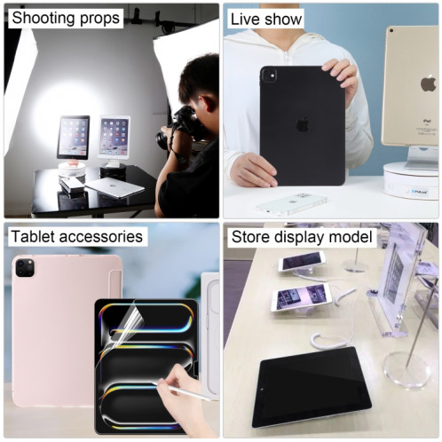Pour iPad Pro 11 2024 Écran noir Faux modèle d'affichage factice non fonctionnel (Noir) SH815B488-07
