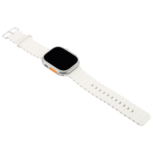 Pour Apple Watch Ultra 2 49 mm, écran noir, faux modèle d'affichage factice non fonctionnel (beige blanc) SH13EW458-08