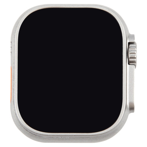 Pour Apple Watch Ultra 2 49 mm, écran noir, modèle d'affichage factice non fonctionnel, pour photographier le bracelet de montre, sans bracelet de montre (argent) SH816S769-08