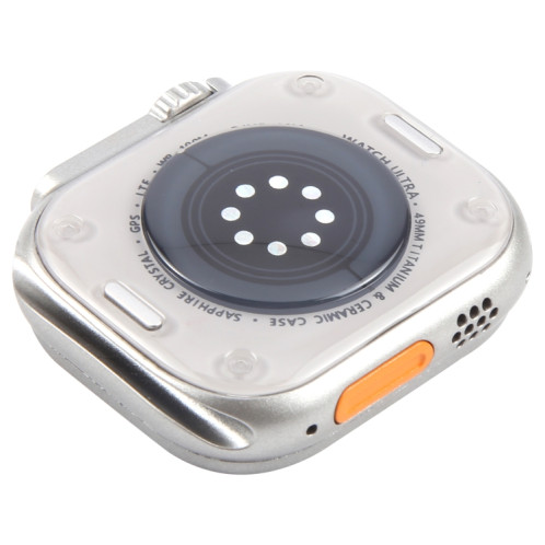 Pour Apple Watch Ultra 2 49 mm, écran noir, modèle d'affichage factice non fonctionnel, pour photographier le bracelet de montre, sans bracelet de montre (argent) SH816S769-08