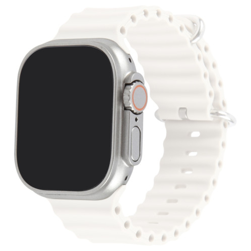 Pour Apple Watch Ultra 2 49 mm, écran noir, modèle d'affichage factice non fonctionnel, pour photographier le bracelet de montre, sans bracelet de montre (argent) SH816S769-08