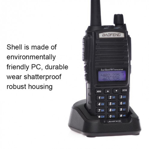 Téléphone portable BaoFeng UV-82 Talkie-walkie, radio bidirectionnelle bi-bande 8W UHF VHF FM SH0572473-010