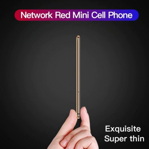 SATREND S10 Card Mobile Phone, Écran tactile 2,4 pouces, MTK6261D, Support Bluetooth, FM, GSM, Double SIM (Rose) SH965F764-029