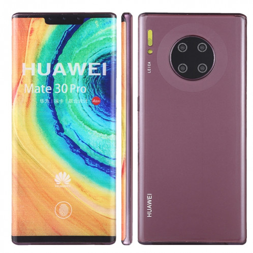 Écran couleur faux modèle d'affichage factice non fonctionnel pour Huawei Mate 30 Pro (violet) SH235P959-06