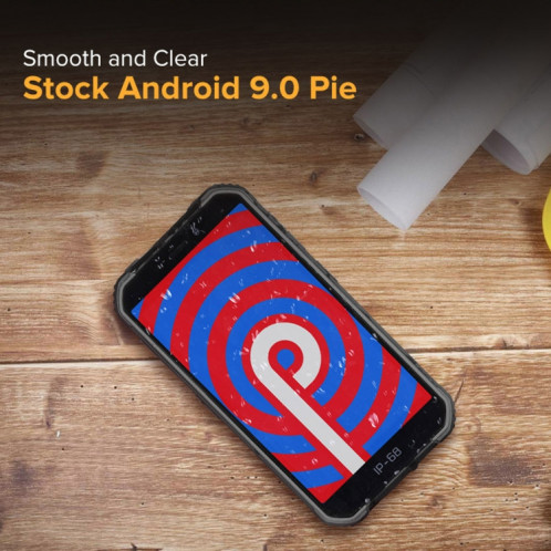  Téléphone robuste Ulefone Armor X6, 2 Go + 16 Go, IP68 / IP69K étanche à la poussière, antichoc, identification du visage, batterie 4000mAh, 5,0 pouces Android 9.0 MTK6580A / W Quad Core jusqu'à 1,3 SU386E1472-030