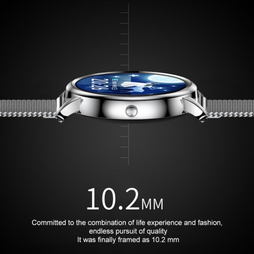 MK20 1.09 pouces IPS Color Screen IP67 Wather Watch Smart Watch, Support Surveillance du sommeil / Surveillance de la fréquence cardiaque / Surveillance de la tension artérielle / MODE MULTI-SPORTS, Style: Bracelet en SH069J1213-07