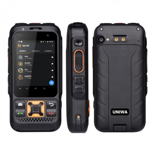 UNIWA F30S TÉLÉPHONE robuste, 1GB + 8GB, version américaine, IP68 imperméable anti-poussière anti-poussière, batterie 4000mAh, 2,8 pouces Android 8.1 MTK6739 quad noyau jusqu'à 1,3 GHz, réseau: 4G, NFC, SOS SU214337-07