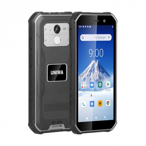 Téléphone robuste de l'UNIWA F963, 3GB + 32GB, IP68 imperméable anti-poussière anti-poussière, 5,5 pouces Android 10,0 mtk6739 quad noyau jusqu'à 1,25 GHz, réseau: 4g, NFC, OTG (jaune noir) SU47BY370-07