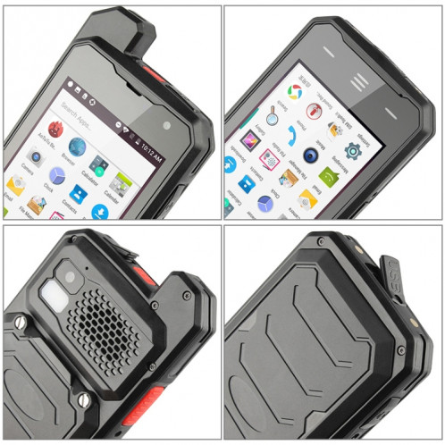 Uniwa T101 Talkie Talkie Talkie Talkie Talkie, 2GB + 16 Go, IP67 imperméable anti-poussière anti-poussière, batterie 4600mAh, 4,0 pouces Android 7,0 mtk6753 octa noyau jusqu'à 1,3 GHz, réseau: 4G, NFC, POC, SOS SU149B1389-05