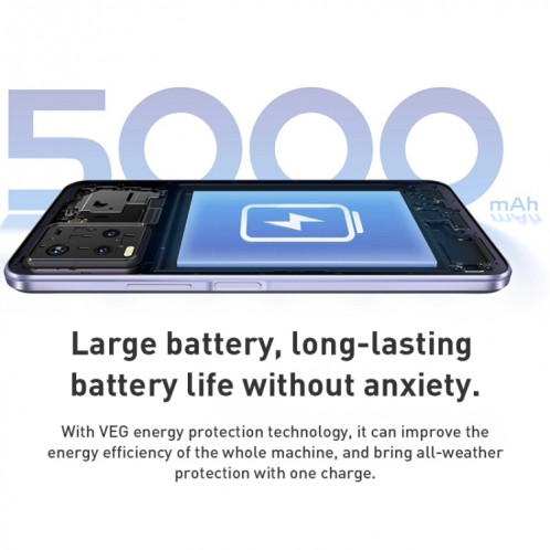 vivo Y32 4G, 4 Go + 64 Go, Caméras arrière doubles, identification d'empreintes digitales latérales, batterie 5000 mAh, 6,51 pouces Android 11.0 OriginOS 1.0 Snapdragon 680 Octa Core jusqu'à 2,4 GHz, OTG, réseau : SV182L1481-07