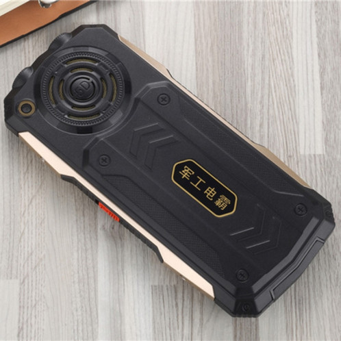 Téléphone aîné K1 Triple Proofing, Étanche étanche à l'épreuve des chocs, batterie de 4800mAh, 2,4 pouces, 21 touches, Bluetooth, lampe de poche LED, FM, SOS, double sim, réseau: 2G (noir) SH207B1828-08