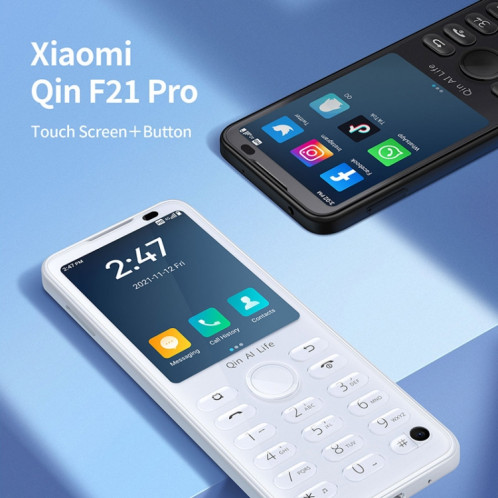 QIN F21 Pro, 4 Go + 64 Go, 2,8 pouces, Android 11 MTK6761 Quad-core jusqu'à 2,0 GHz, 21 touches, réseau : 4G (noir) SH230B197-09