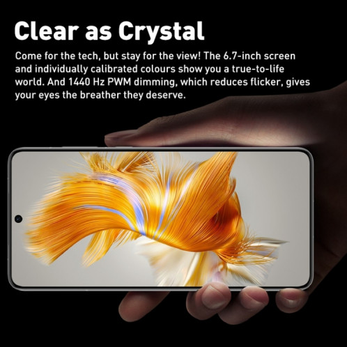 HUAWEI Mate 50 128 Go, appareil photo 50 MP, version chinoise, Caméras triple arrière, identification d'empreintes digitales à l'écran, 6,7 pouces HarmonyOS 3.0 Qualcomm Snapdragon 8+ Gen1 4G Octa Core jusqu'à 3,2 SH258B1931-07