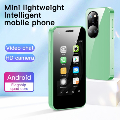 SOYES P40, 1 Go + 8 Go, 2,5 pouces MTK6580 Quad Core jusqu'à 1,3 GHz, Bluetooth, WiFi, FM, Réseau : 3G, Dual SIM (Vert) SS394G316-014