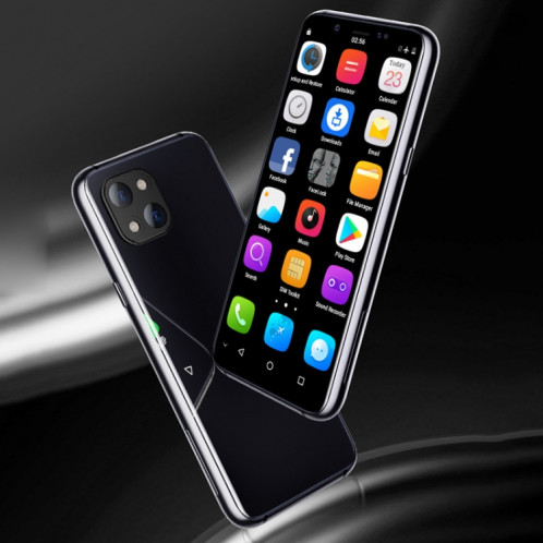 SOYES X60, MERVEILLE+MERVEILLE, Reconnaissance faciale infrarouge, 3,46 pouces Android 6.0 MTK6737 Quad Core jusqu'à 1,1 GHz, BT, WiFi, FM, Réseau : 4G, GPS, Dual SIM (Noir) SS428B914-09