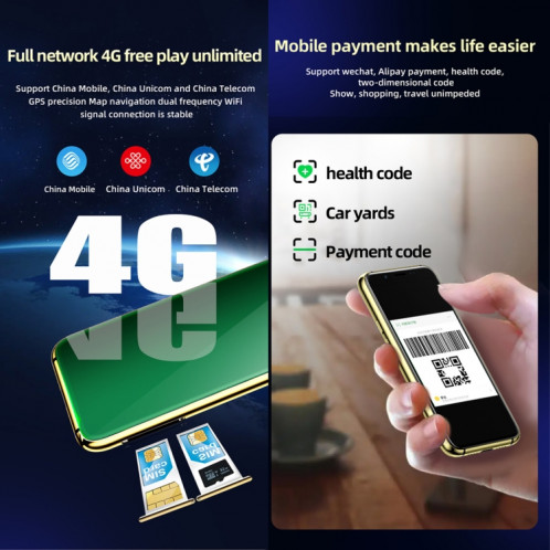 SOIS 60, ZGB+SHCHGB, Reconnaissance faciale infrarouge, 3,46 pouces Android 6.0 MTK6737 Quad Core jusqu'à 1,1 GHz, BT, WiFi, FM, Réseau : 4G, GPS, Dual SIM (Bleu) SS429L200-09
