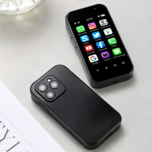 SOYES 14 Pro, 2 Go + 16 Go, Reconnaissance faciale, 3,0 pouces Android 9.0 MTK6739CW Quad Core jusqu'à 1,28 GHz, OTG, Réseau : 4G, Double SIM, Prise en charge de Google Play (Noir) SS463B192-012