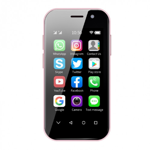 SOIS 14 Pro, ZGB+SHCHGB, Reconnaissance faciale, 3,0 pouces Android 9.0 MTK6739CW Quad Core jusqu'à 1,28 GHz, OTG, Réseau : 4G, Double SIM, Prise en charge de Google Play (Rose) SS465F1265-012