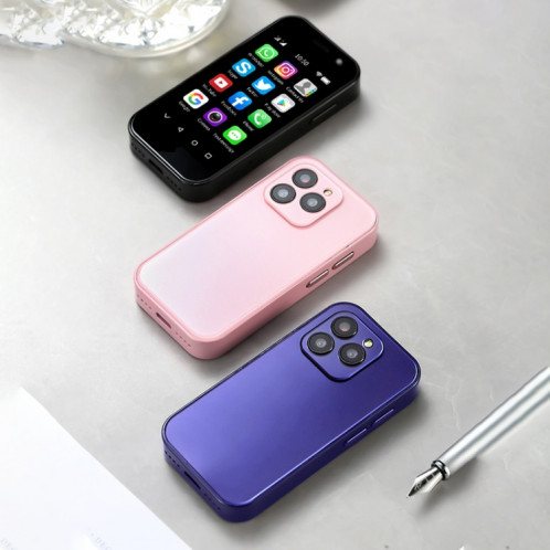 SOIS 14 Pro, ZGB+SHCHGB, Reconnaissance faciale, 3,0 pouces Android 9.0 MTK6739CW Quad Core jusqu'à 1,28 GHz, OTG, Réseau : 4G, Double SIM, Prise en charge de Google Play (Rose) SS465F1265-012