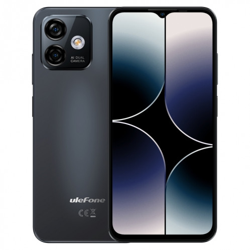 Ulefone Note 16 Pro, 8 Go + 128 Go, Caméras arrière doubles, identification du visage et identification des empreintes digitales latérales, batterie 4400 mAh, Android 13 Unisoc T606 OctaCore de 6,52 pouces jusqu'à SU468B1531-013