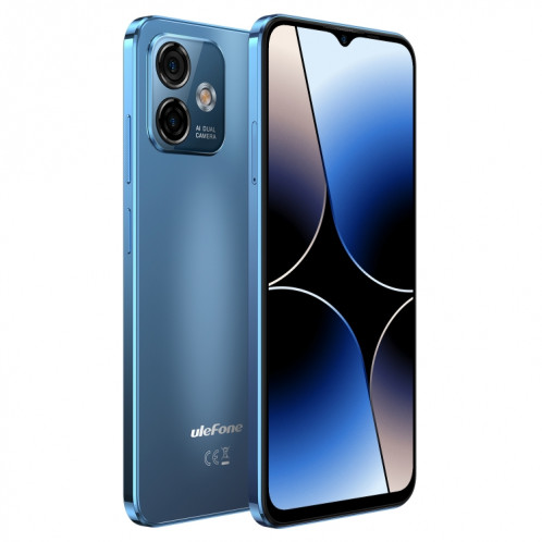 Ulefone Note 16 Pro, 8 Go + 128 Go, Caméras arrière doubles, identification du visage et identification des empreintes digitales latérales, batterie 4400 mAh, Android 13 Unisoc T606 OctaCore de 6,52 pouces jusqu'à SU468L944-013