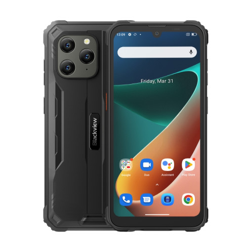 Téléphone robuste Blackview BV5300 Pro, 4 Go + 64 Go, IP68/IP69K/MIL-STD-810H, Face Unlock, Batterie 6580 mAh, 6,1 pouces Android 12 MTK6765 Helio G35 Octa Core jusqu'à 2,3 GHz, Réseau : 4G, OTG, NFC, SB470B1235-018