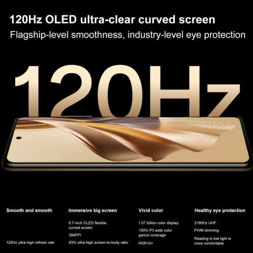 Appareil photo OPPO Reno10 5G, 12 Go + 512 Go, 64 MP, Caméras triple arrière, identification des empreintes digitales de l'écran, 6,7 pouces ColorOS 13.1 / Android 13 Qualcomm Snapdragon 778G Octa Core jusqu'à 2,4 SO516B1479-010