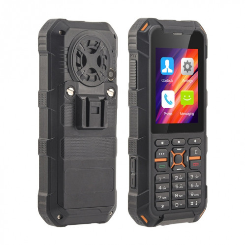 Téléphone robuste talkie-walkie UNIWA F20, 1 Go + 8 Go, 2,4 pouces Android 8.0 Go Mediatek MT6739 Quad Core jusqu'à 1,5 GHz, réseau : 4G, PoC, SOS (noir) SU580B997-08
