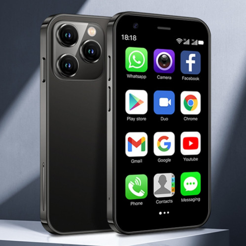 SOYES XS15, 2 Go + 16 Go, 3,0 pouces Android 8.1 MTK6580 Quad Core jusqu'à 1,3 GHz, Bluetooth, WiFi, GPS, Réseau : 3G, Double SIM (Noir) SS589B1515-012