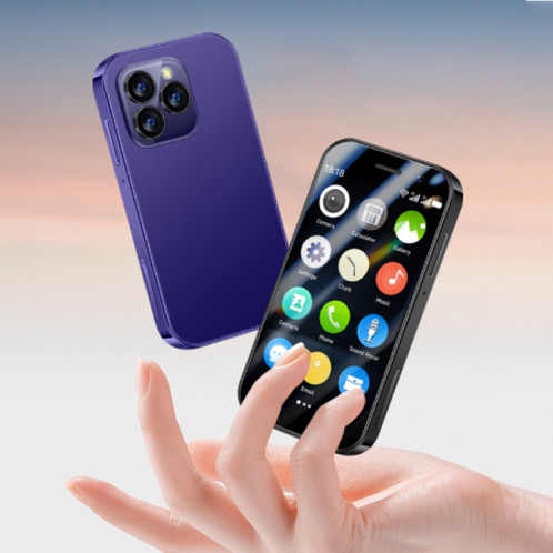 SOYES XS15 Pro, 2 Go + 16 Go, 3,0 pouces Android 9.0 MTK6737 Quad Core, Bluetooth, WiFi, réseau : 3G, double SIM (violet) SS590P541-08