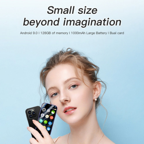 SOYES XS15 Pro, 2 Go + 16 Go, 3,0 pouces Android 9.0 MTK6737 Quad Core, Bluetooth, WiFi, Réseau : 3G, Double SIM (Noir) SS590B36-08