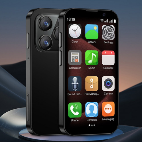 SOYES XS18 Pro, 2 Go + 16 Go, 3,0 pouces Android 9.0 MTK6580 Quad Core, Réseau : 3G, Double SIM (Noir) SS592B1449-010