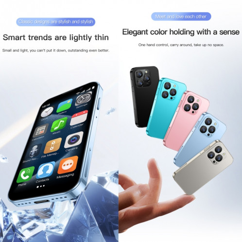 SOYES XS18 Pro, 2 Go + 16 Go, 3,0 pouces Android 9.0 MTK6580 Quad Core, réseau : 3G, double SIM (bleu foncé) SS592D16-010
