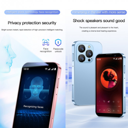 SOYES XS18 Pro, 2 Go + 16 Go, 3,0 pouces Android 9.0 MTK6580 Quad Core, Réseau : 3G, Double SIM (Noir) SS592B1449-010