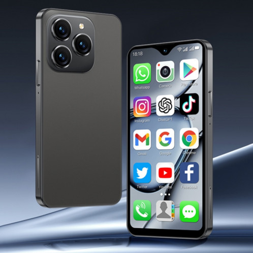 SOYES XS18 Pro Max, 2 Go + 16 Go, Face ID, 4,3 pouces Android 8.1 MTK6737A Quad Core, Réseau : 4G, OTG, Double SIM (Noir) SS596B305-013