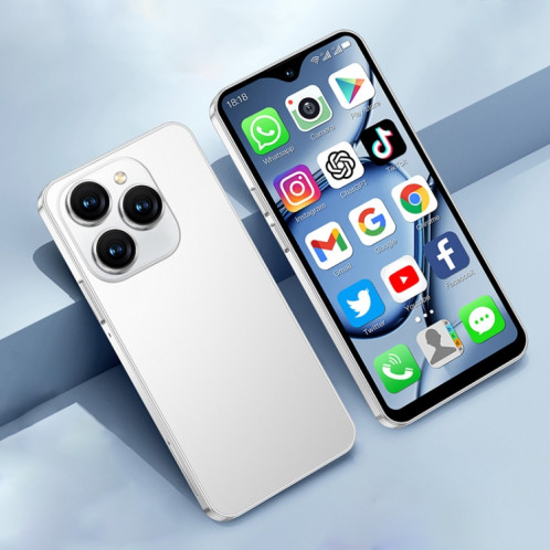 SOYES XS18 Pro Max, 2 Go + 16 Go, Face ID, 4,3 pouces Android 8.1 MTK6737A Quad Core, Réseau : 4G, OTG, Double SIM (Blanc) SS596W0-013